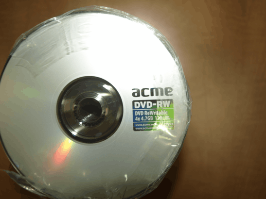 DVD-RW ACME 4, 7GB 4X, 100 pcs spindle packing - диск (уп.) MSTACM-143